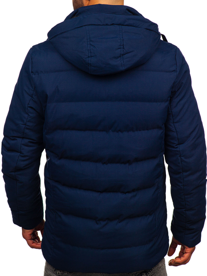 Homme Blouson d'hiver Bleu foncé Bolf 5M3136