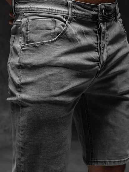 Homme Pantalon court en jean Graphite Bolf MP0274A1