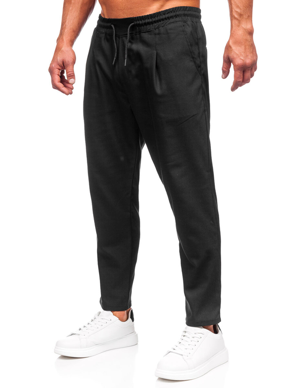 Homme Pantalon Noir Bolf 6193