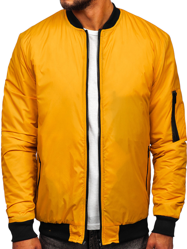 Blouson bomber de transition pour homme camel Bolf AK95