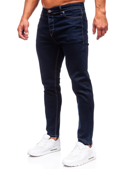 Homme Pantalon en jean regular fit Bleu foncé Bolf 5305