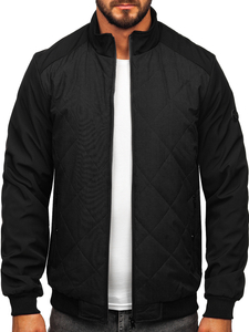 Blouson de transition matelassé pour homme noir Bolf 84M3022