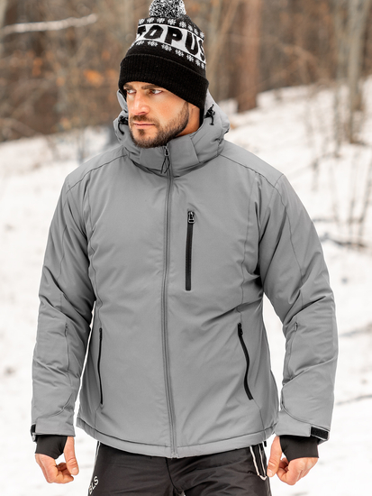 Blouson d'hiver sportif pour homme graphite Bolf HH011