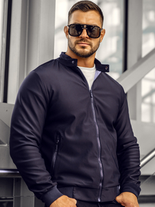 Homme Blouson de transition Bleu foncé Bolf EC955