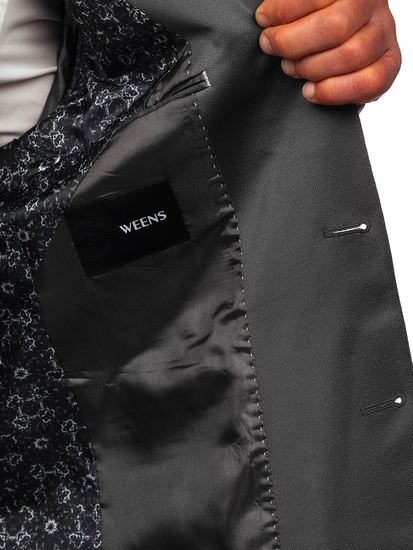 Homme Veste de costume élégante Gris Bolf 022