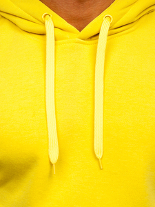 Sweat-shirt pour homme à capuche jaune clair kangourou Bolf 2009