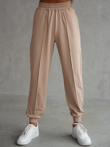 Ensemble de survêtement deux pièces femme beige Bolf 82162