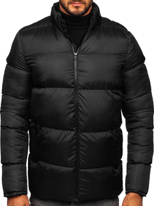Blouson d'hiver matelassé pour homme noir Bolf 0025
