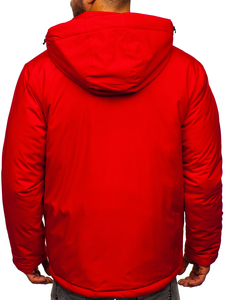 Blouson d'hiver sportif pour homme rouge Bolf HH011