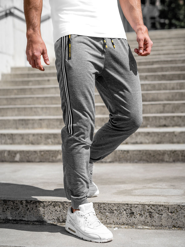 Homme Pantalon jogger Anthracite Bolf K10338A