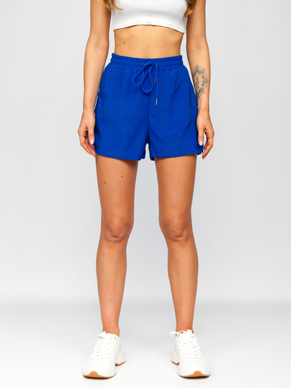 Short de survêtement pour femme bleu cobalt Bolf H60A