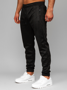 Survêtement à capuche pour homme noir Bolf 3A162