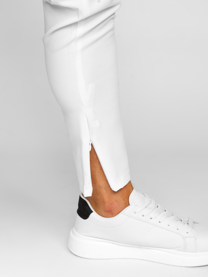Homme Pantalon chino Blanc Bolf 0059