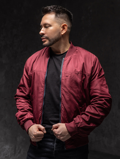 Homme Blouson bomber de transition réversible Bleu foncé Bolf 84M3005A1