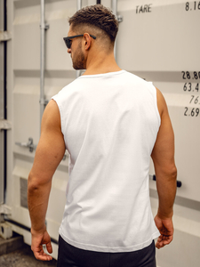 Homme Débardeur imprimé Blanc Bolf 14814A