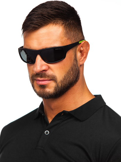 Lunettes de soleil noir-vert Bolf MIAMI1
