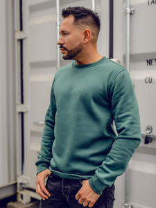 Homme Sweat-shirt Vert Bolf 2001A