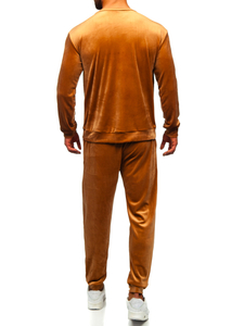 Homme Survêtement en velours Camel Bolf 0001A