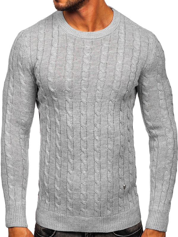 Pull pour homme gris Bolf MM6021