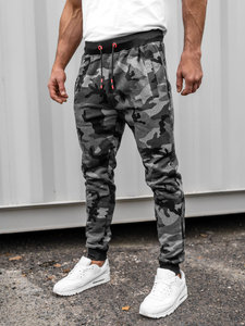 Pantalon de sport pour homme camo-graphite Bolf KZ15A