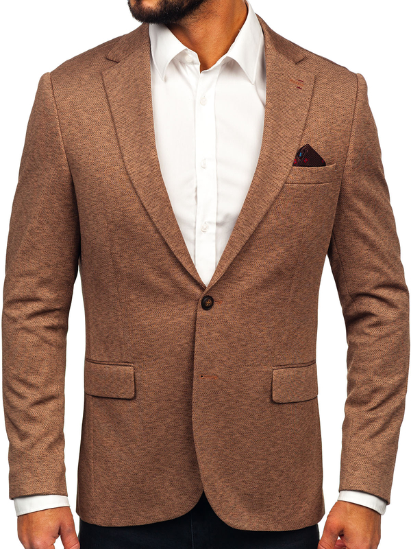 Homme Veste casual Marron Bolf 24401