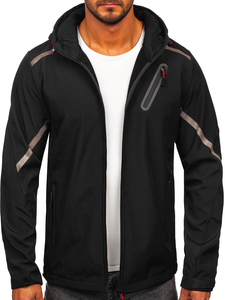 Homme Blouson softshell de transition Noir Bolf HSS037