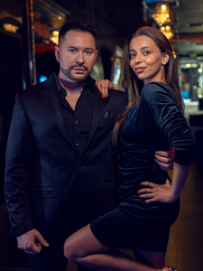 Veste casual pour homme, noire, Bolf 026A