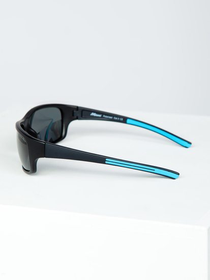 Lunettes de soleil noir-bleu Bolf MIAMI1