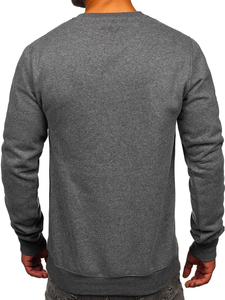 Homme Sweat-shirt imprimé Graphite Bolf MF2019