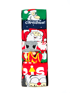 Homme Chaussettes avec le thème de Noël Multicolore-2 Bolf M898-7P-1  7 PACK