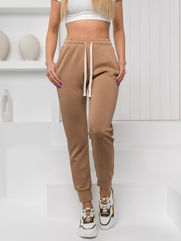Femme Pantalon jogger Marron Bolf W7803