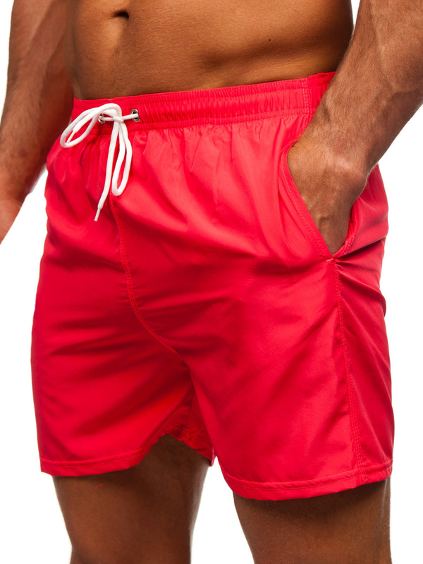 Short de bain pour homme rose Bolf XL019