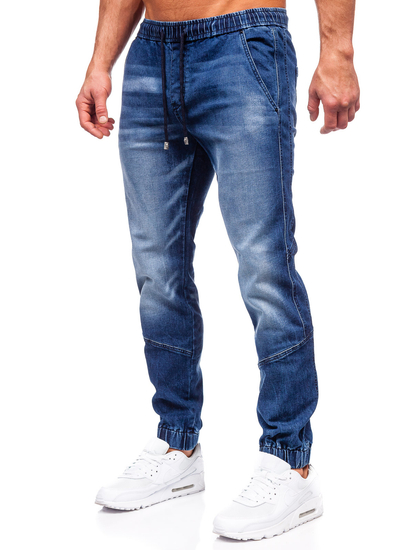 Homme Pantalon de jogging en jean Bleu foncé Bolf MP0118BS