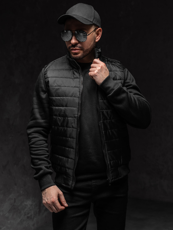 Homme Gilet matelassé Noir Bolf MY77A1