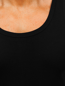 Homme Maillot de corps basique Noir Bolf 6000