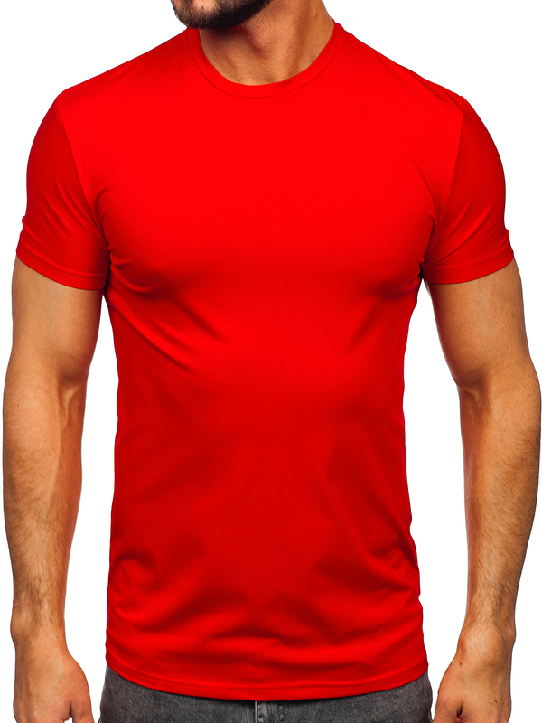 Tee-shirt sans imprimé pour homme rouge Bolf MT3001