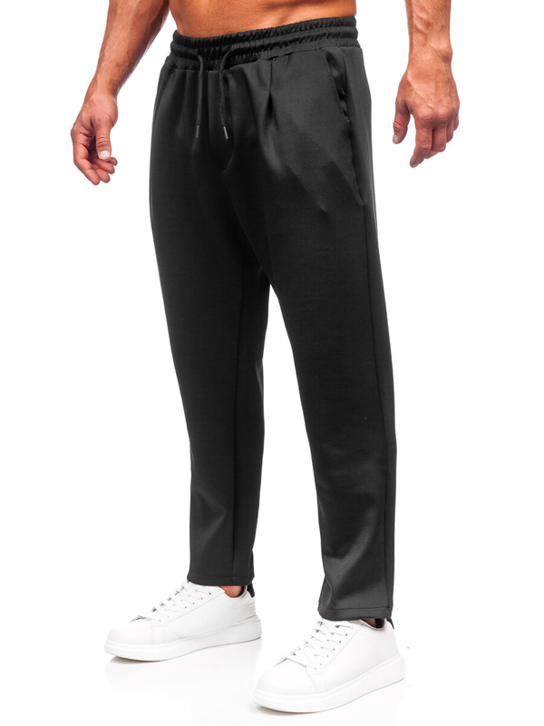 Homme Pantalon Noir Bolf 6174