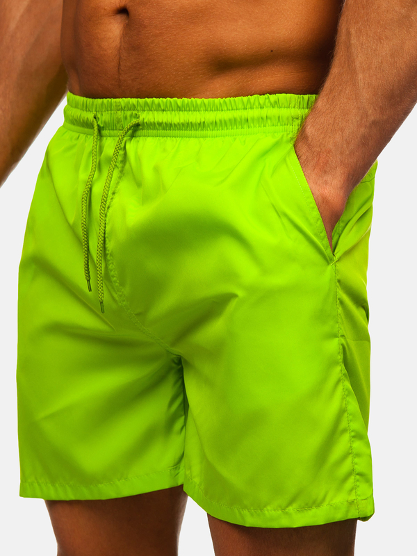 Homme Maillots de bain Vert-Neon Bolf QD32