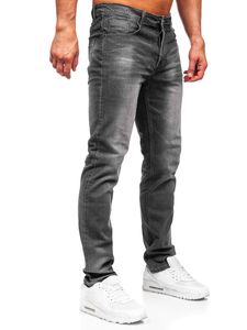 Homme Pantalon en jean slim fit Noir Bolf MP0174GS