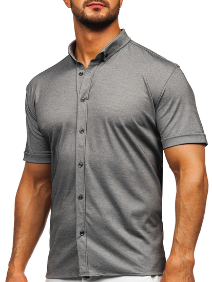 Homme Chemise à manches courtes Graphite Bolf 2005