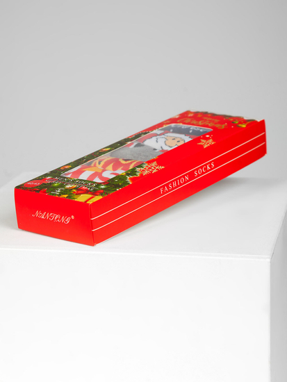 Homme Chaussettes avec le thème de Noël Multicolore-2 Bolf M898-7P-1  7 PACK