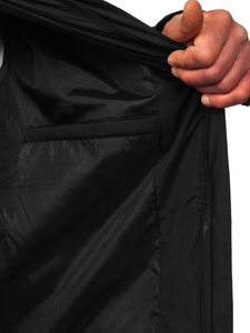 Blouson de transition matelassé pour homme noir Bolf 22M305