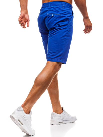 Short en coton bleu pour homme Bolf 3026
