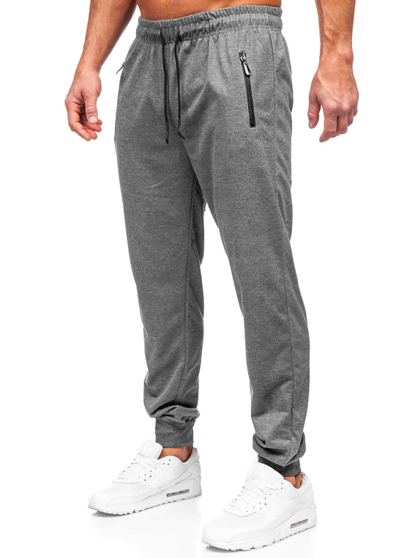 Pantalon jogger de sport pour homme anthracite Bolf JX6103