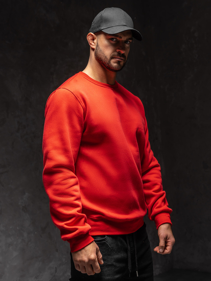 Homme Sweat-shirt Rouge Bolf 2001A1