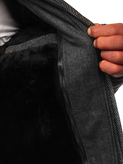 Manteau d'hiver pour homme gris Bolf 88803